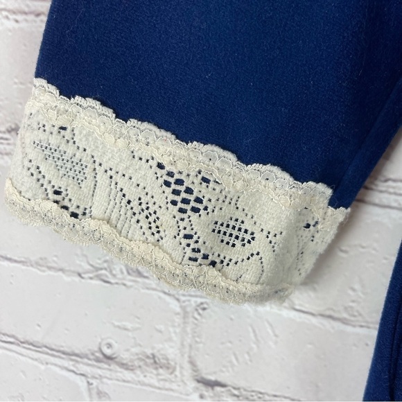 vintage velvet granny robe grandma nightgown grandma core grandmacore lace - Picture 8 of 12